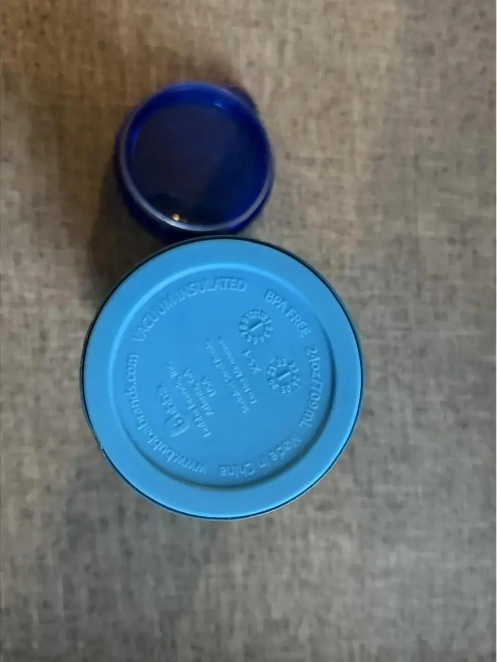 Bubba Envy S Stainless Steel Tumbler 24 Oz Blue With Blue Lid
